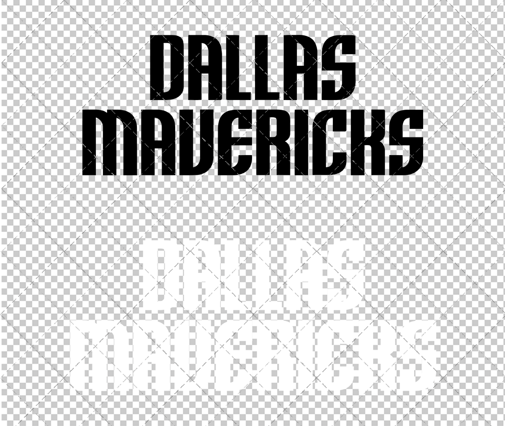 Dallas Mavericks Wordmark 2001 004, Svg, Dxf, Eps, Png - SvgShopArt