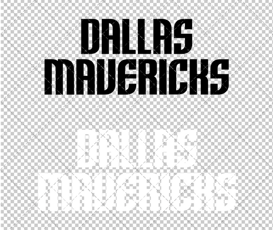 Dallas Mavericks Wordmark 2001 004, Svg, Dxf, Eps, Png - SvgShopArt