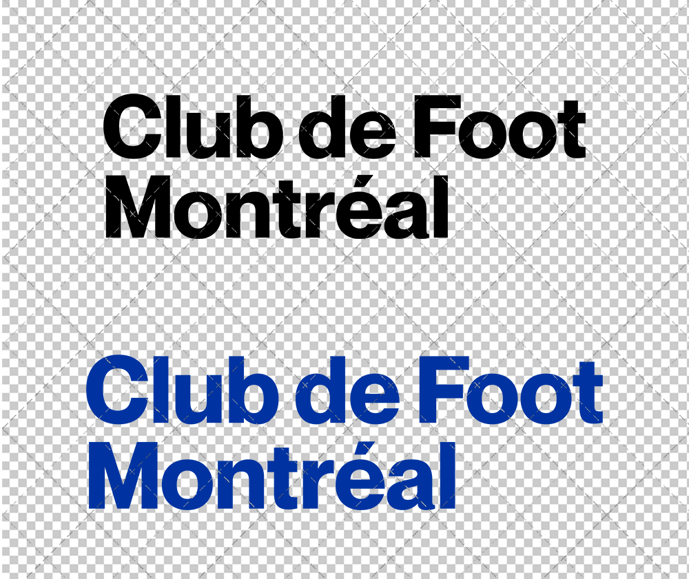 CF Montréal Wordmark 2021, Svg, Dxf, Eps, Png - SvgShopArt