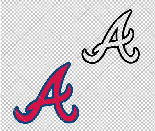 Atlanta Braves Alternate 1987 002, Svg, Dxf, Eps, Png - SvgShopArt