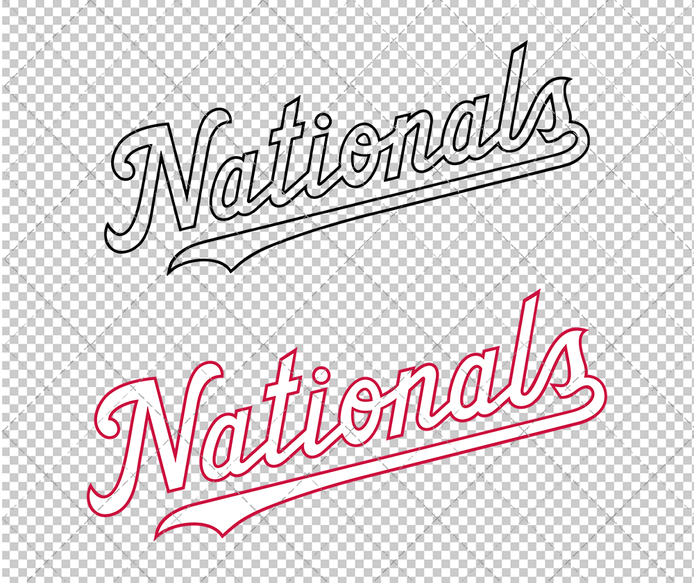 Washington Nationals Jersey 2018, Svg, Dxf, Eps, Png - SvgShopArt