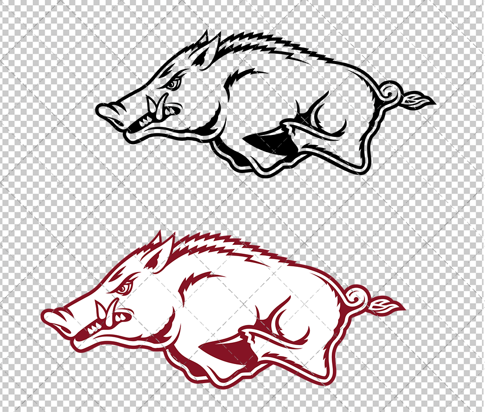 Arkansas Razorbacks Alternate 2014 003, Svg, Dxf, Eps, Png - SvgShopArt