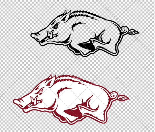 Arkansas Razorbacks Alternate 2014 003, Svg, Dxf, Eps, Png - SvgShopArt