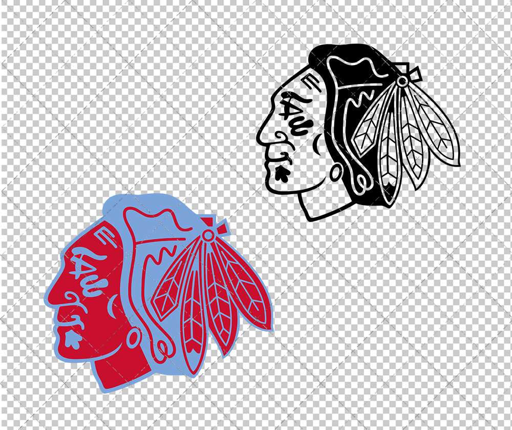 Chicago Blackhawks Concept 1999 011, Svg, Dxf, Eps, Png - SvgShopArt