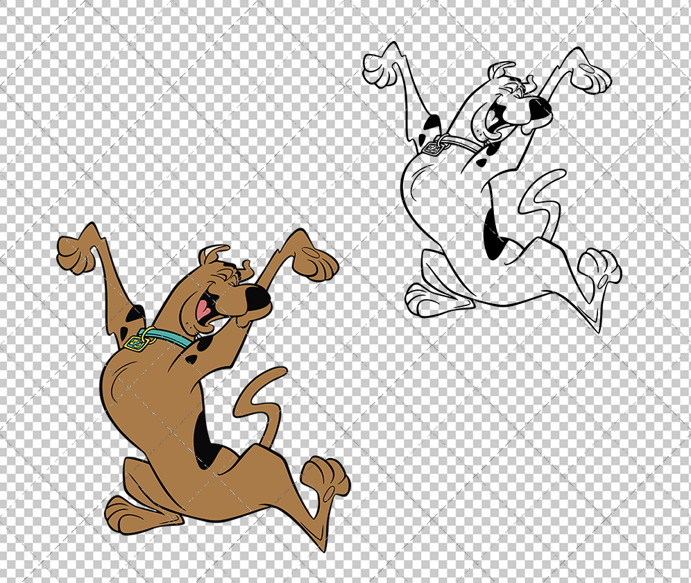 Scooby-Doo 002, Svg, Dxf, Eps, Png - SvgShopArt