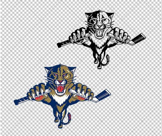 Florida Panthers Alternate 1993 003, Svg, Dxf, Eps, Png - SvgShopArt