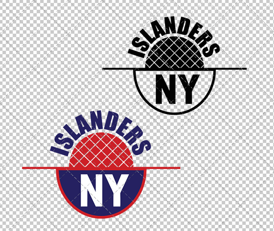 New York Islanders Concept 2017 005, Svg, Dxf, Eps, Png - SvgShopArt