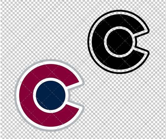 Colorado Avalanche Alternate 2015 002, Svg, Dxf, Eps, Png - SvgShopArt