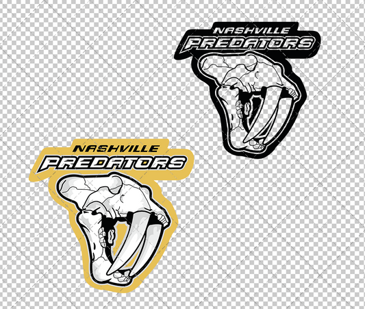 Nashville Predators Alternate 2006, Svg, Dxf, Eps, Png - SvgShopArt