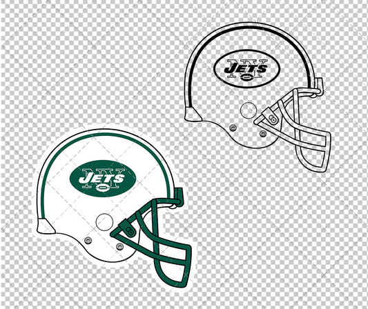 New York Jets Helmet 1998 002, Svg, Dxf, Eps, Png - SvgShopArt