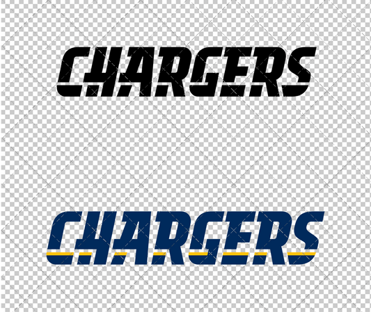 Los Angeles Chargers Wordmark 2017 003, Svg, Dxf, Eps, Png - SvgShopArt