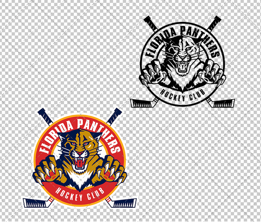 Florida Panthers Alternate 1993 005, Svg, Dxf, Eps, Png - SvgShopArt