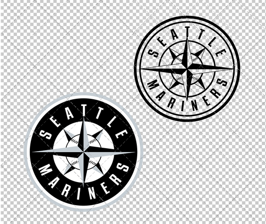 Seattle Mariners Concept 1993 004, Svg, Dxf, Eps, Png - SvgShopArt