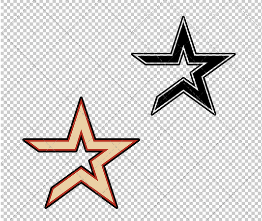 Houston Astros Cap 2000, Svg, Dxf, Eps, Png - SvgShopArt