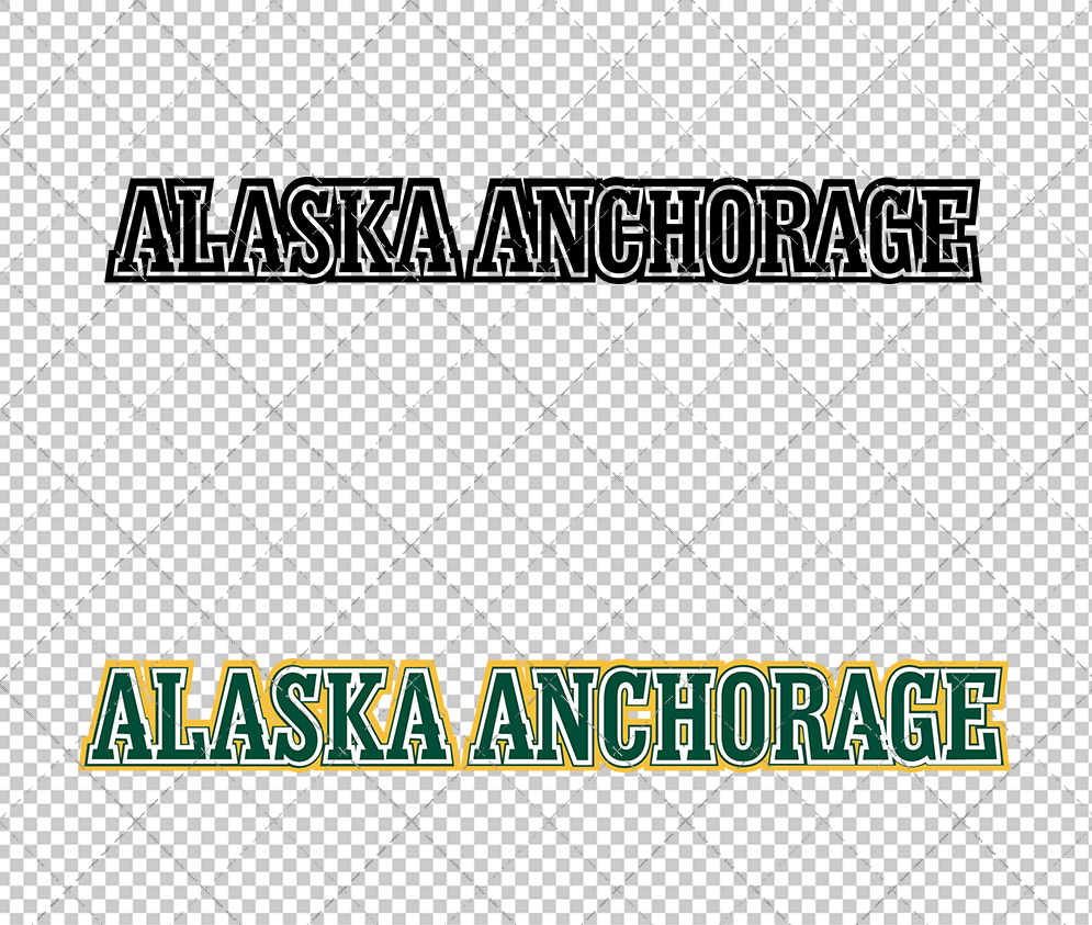 Alaska Anchorage Seawolves Wordmark 2004, Svg, Dxf, Eps, Png - SvgShopArt