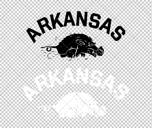 Arkansas Razorbacks Alternate 1950, Svg, Dxf, Eps, Png - SvgShopArt