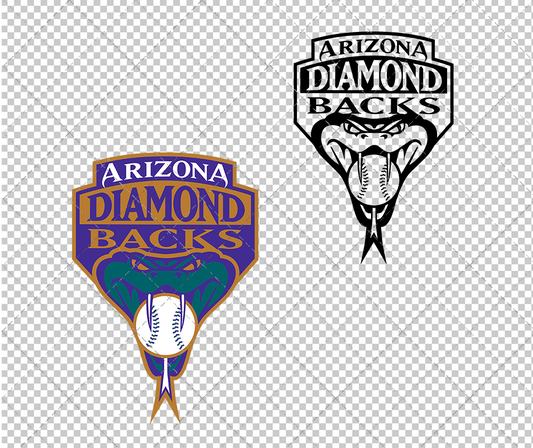 Arizona Diamondbacks Alternate 1998, Svg, Dxf, Eps, Png - SvgShopArt