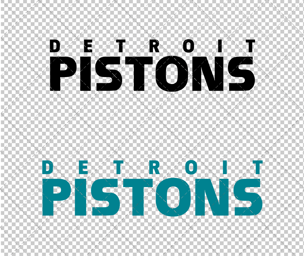 Detroit Pistons Wordmark 1996, Svg, Dxf, Eps, Png - SvgShopArt