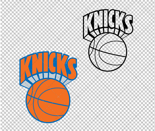 New York Knicks 1989, Svg, Dxf, Eps, Png - SvgShopArt