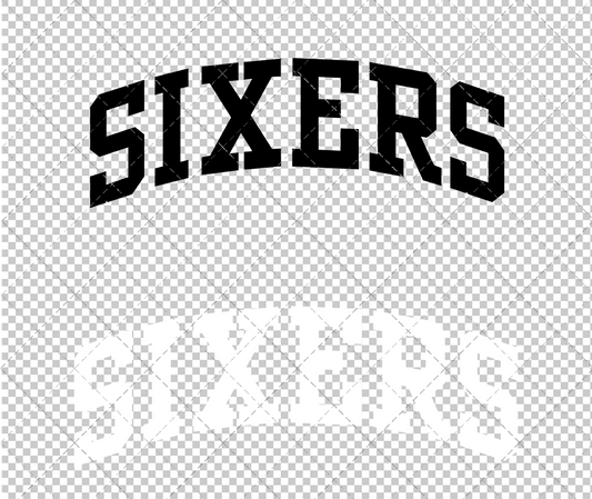 Philadelphia 76ers Jersey 2009 002, Svg, Dxf, Eps, Png - SvgShopArt