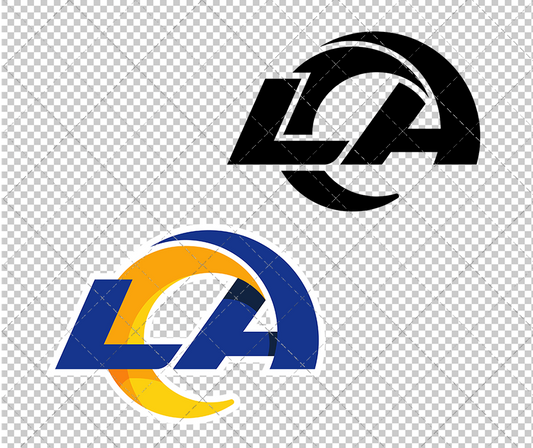 Los Angeles Rams 2020, Svg, Dxf, Eps, Png - SvgShopArt