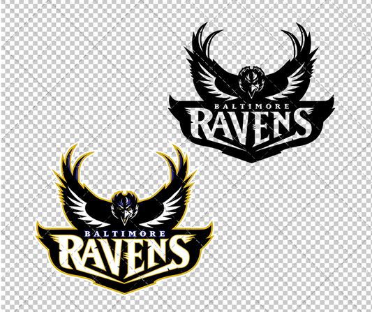 Baltimore Ravens Wordmark 1996, Svg, Dxf, Eps, Png - SvgShopArt