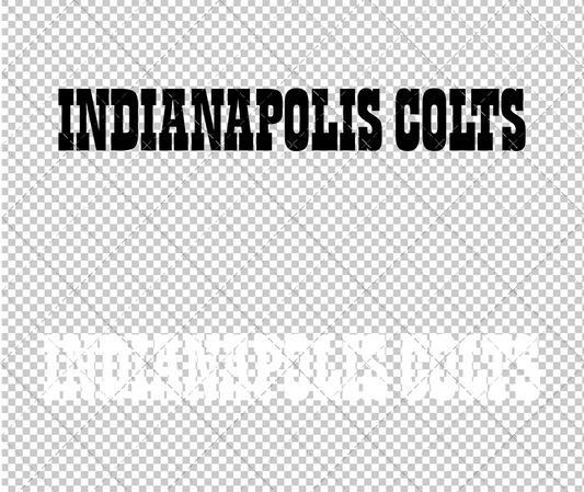 Indianapolis Colts Wordmark 1985 002, Svg, Dxf, Eps, Png - SvgShopArt