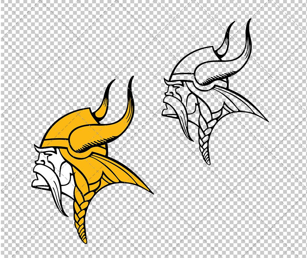 Minnesota Vikings Alternate 1961, Svg, Dxf, Eps, Png - SvgShopArt