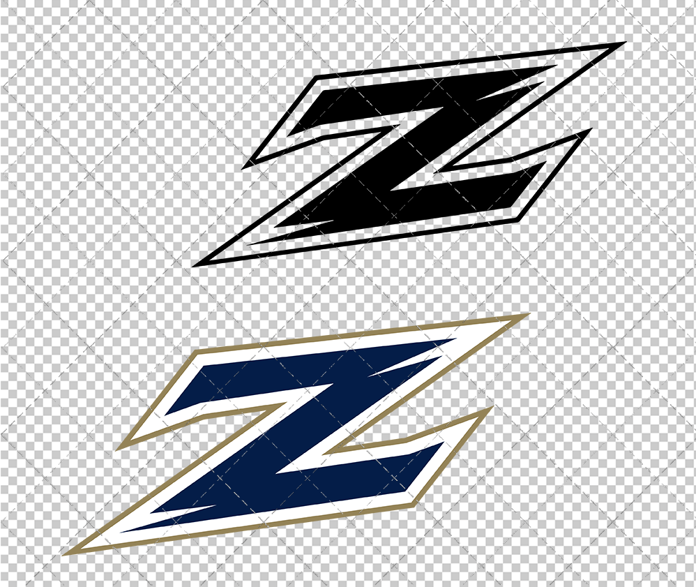 Akron Zips Alternate 2015 002, Svg, Dxf, Eps, Png - SvgShopArt