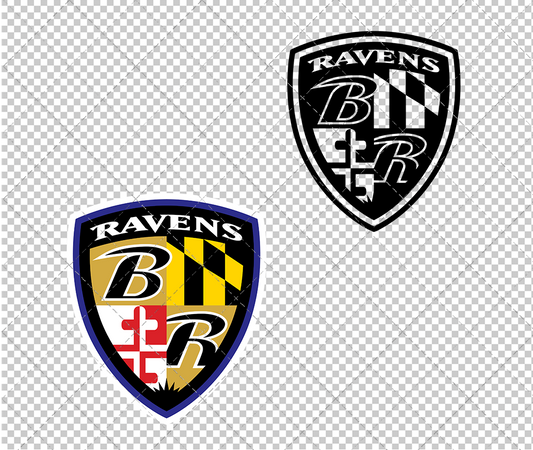 Baltimore Ravens Alternate 1999, Svg, Dxf, Eps, Png - SvgShopArt