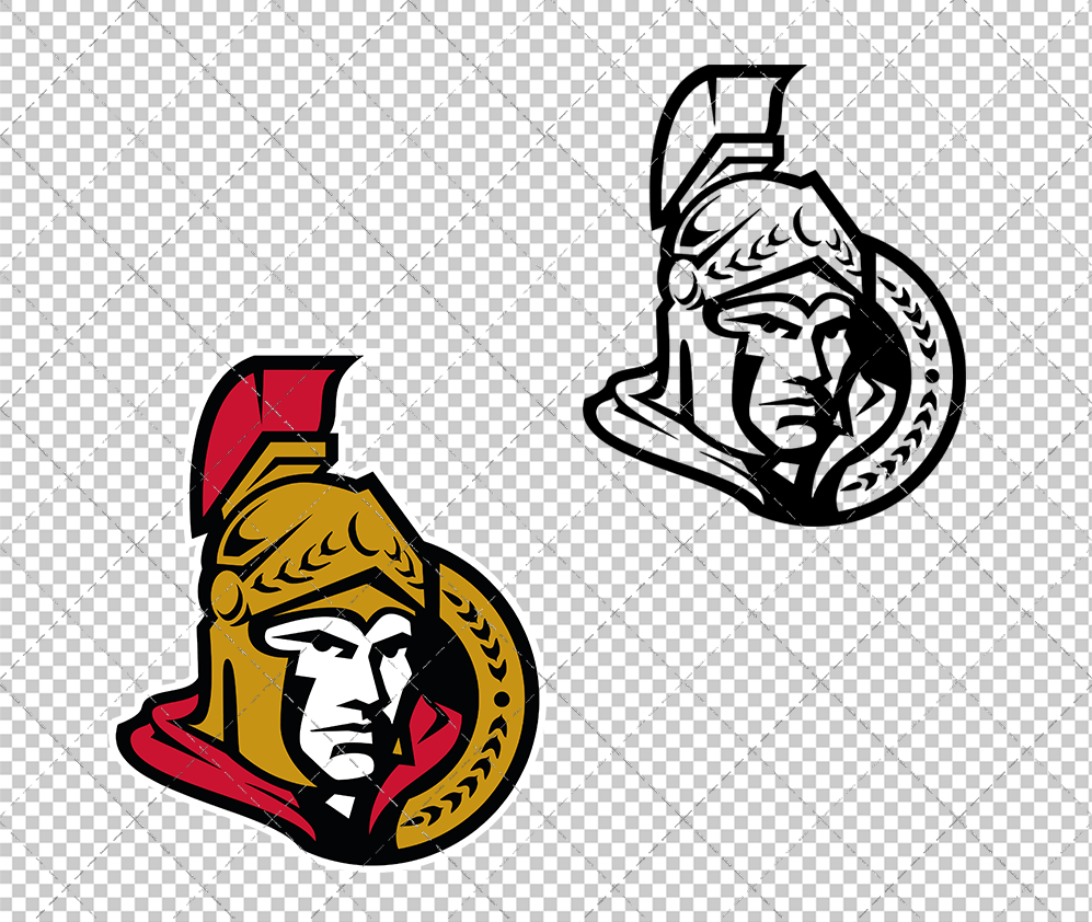 Ottawa Senators 2007, Svg, Dxf, Eps, Png - SvgShopArt