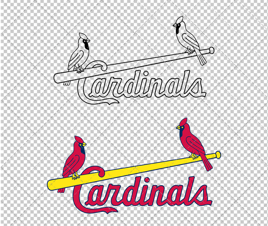 St. Louis Cardinals Jersey 1957, Svg, Dxf, Eps, Png - SvgShopArt