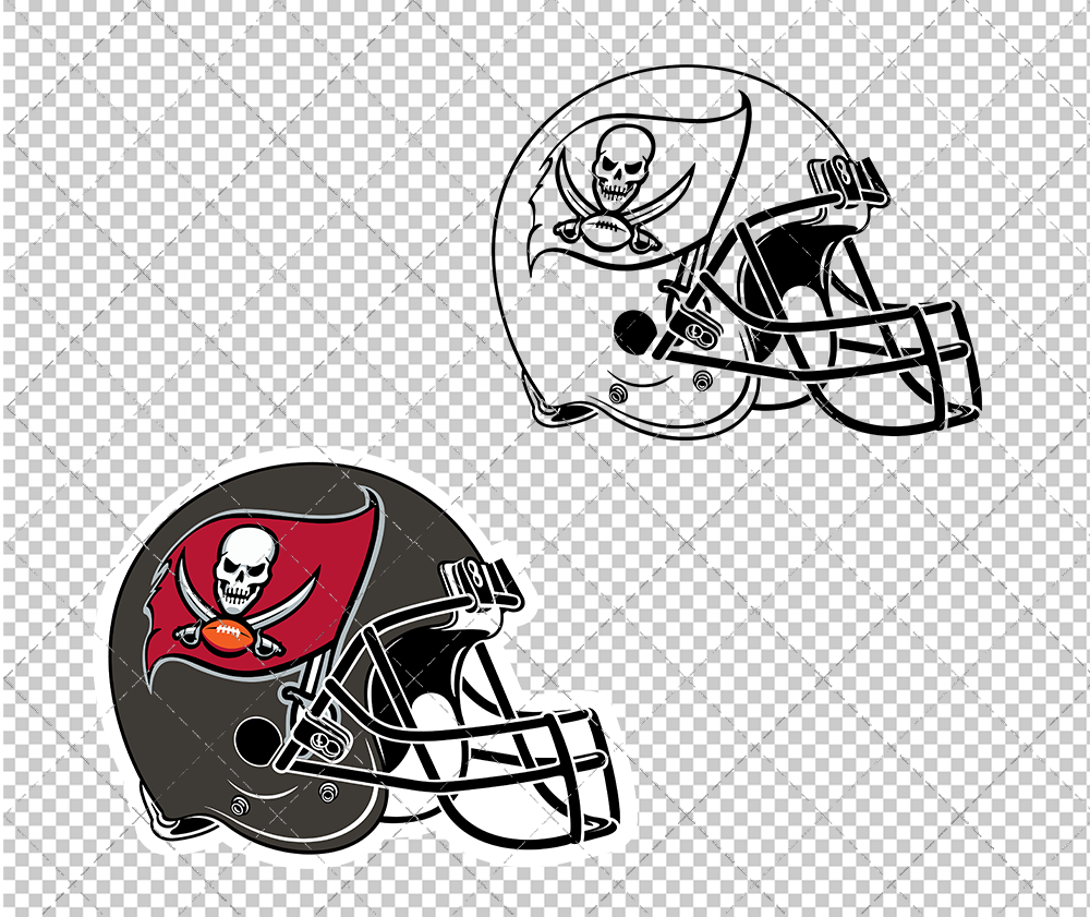 Tampa Bay Buccaneers Helmet 2020 002, Svg, Dxf, Eps, Png - SvgShopArt