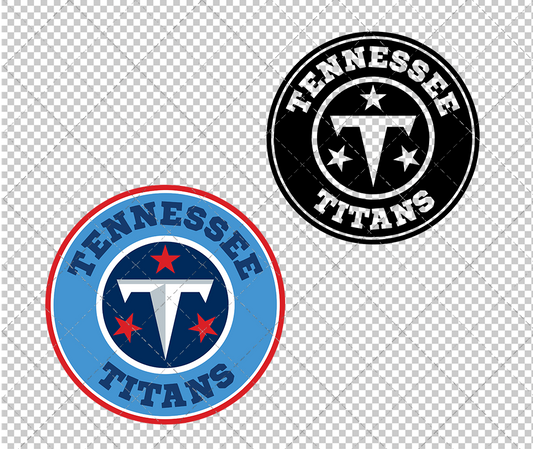 Tennessee Titans Circle 1999 003, Svg, Dxf, Eps, Png - SvgShopArt