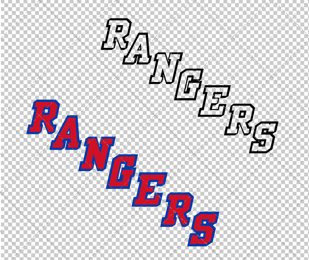 New York Rangers Jersey 1999 002, Svg, Dxf, Eps, Png - SvgShopArt