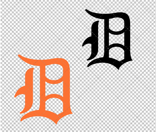 Detroit Tigers Cap 1947, Svg, Dxf, Eps, Png - SvgShopArt