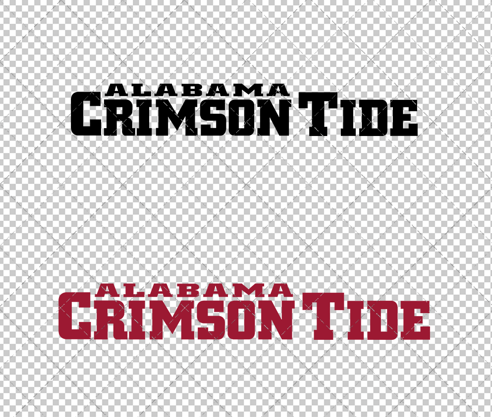 Alabama Crimson Tide Wordmark 1998, Svg, Dxf, Eps, Png - SvgShopArt