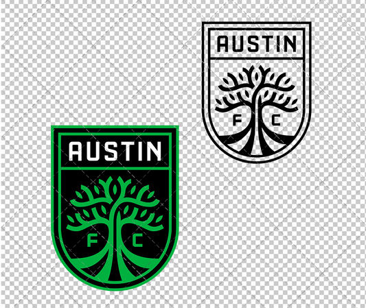 Austin FC 2021, Svg, Dxf, Eps, Png - SvgShopArt