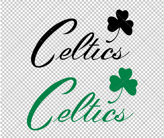 Boston Celtics Alternate 1983, Svg, Dxf, Eps, Png - SvgShopArt