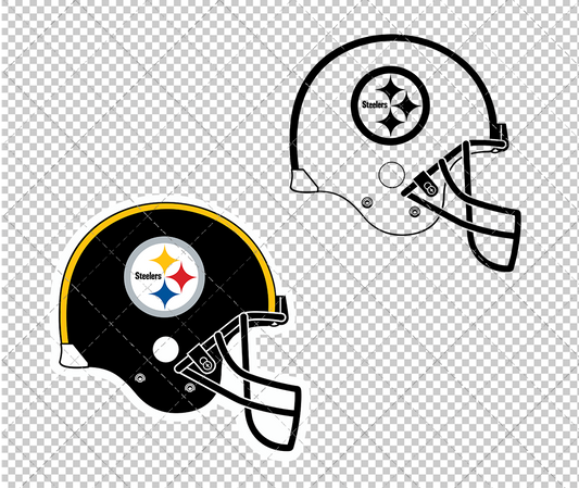 Pittsburgh Steelers Helmet 1988, Svg, Dxf, Eps, Png - SvgShopArt