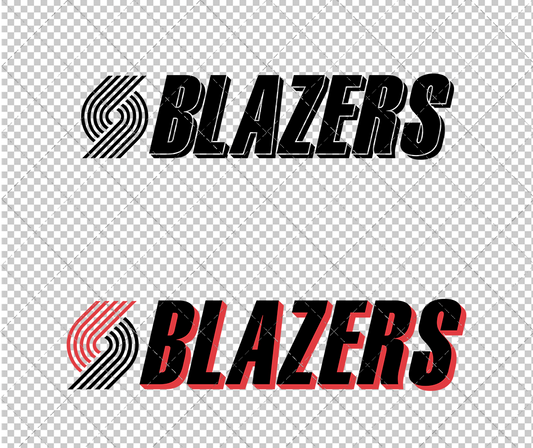 Portland Trail Blazers 1991, Svg, Dxf, Eps, Png - SvgShopArt