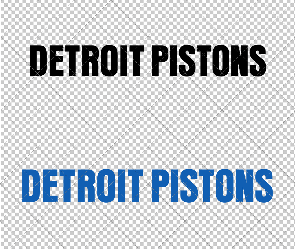 Detroit Pistons Wordmark 1978, Svg, Dxf, Eps, Png - SvgShopArt
