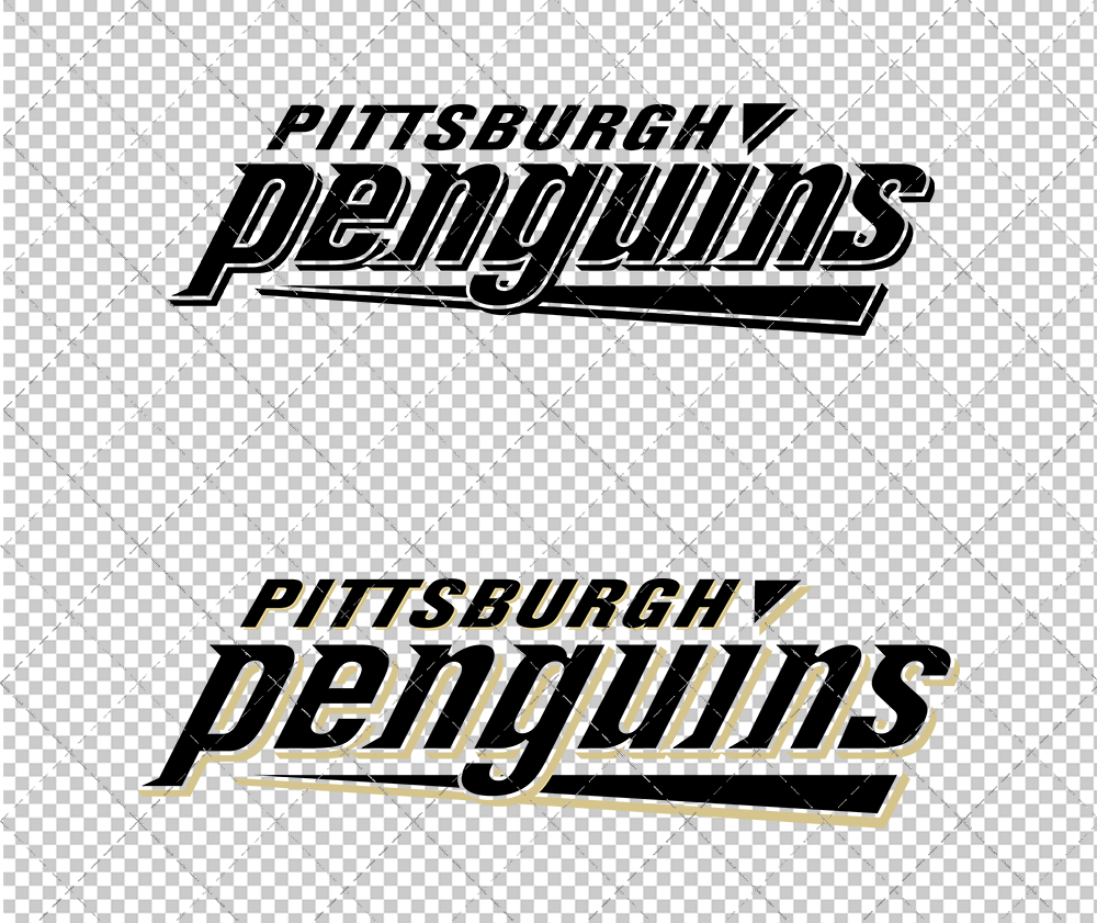 Pittsburgh Penguins Wordmark 2002, Svg, Dxf, Eps, Png - SvgShopArt