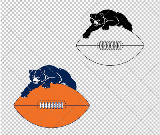 Chicago Bears 1947, Svg, Dxf, Eps, Png - SvgShopArt