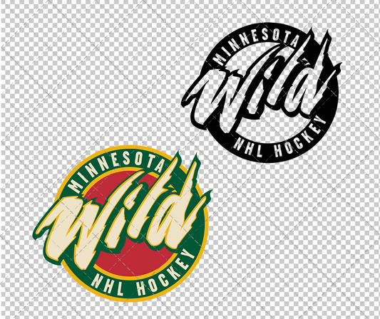 Minnesota Wild Alternate 2000 002, Svg, Dxf, Eps, Png - SvgShopArt