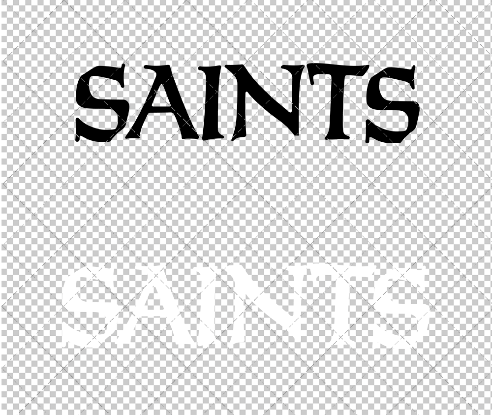 New Orleans Saints Wordmark 1972 002, Svg, Dxf, Eps, Png - SvgShopArt