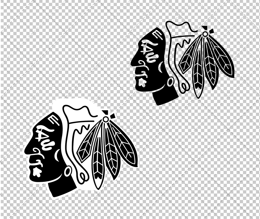 Chicago Blackhawks Concept 1999 010, Svg, Dxf, Eps, Png - SvgShopArt