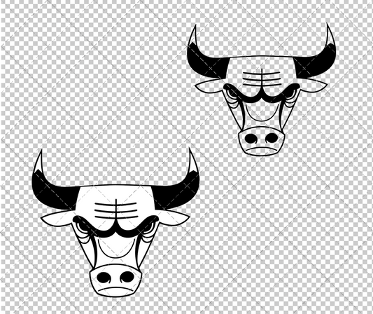 Chicago Bulls Alternate 1975, Svg, Dxf, Eps, Png - SvgShopArt