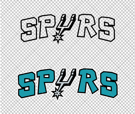 San Antonio Spurs City Jersey 2023 002, Svg, Dxf, Eps, Png - SvgShopArt