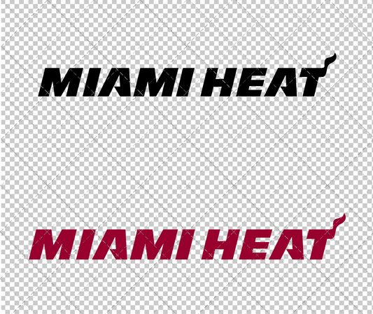 Miami Heat Wordmark 2008, Svg, Dxf, Eps, Png - SvgShopArt